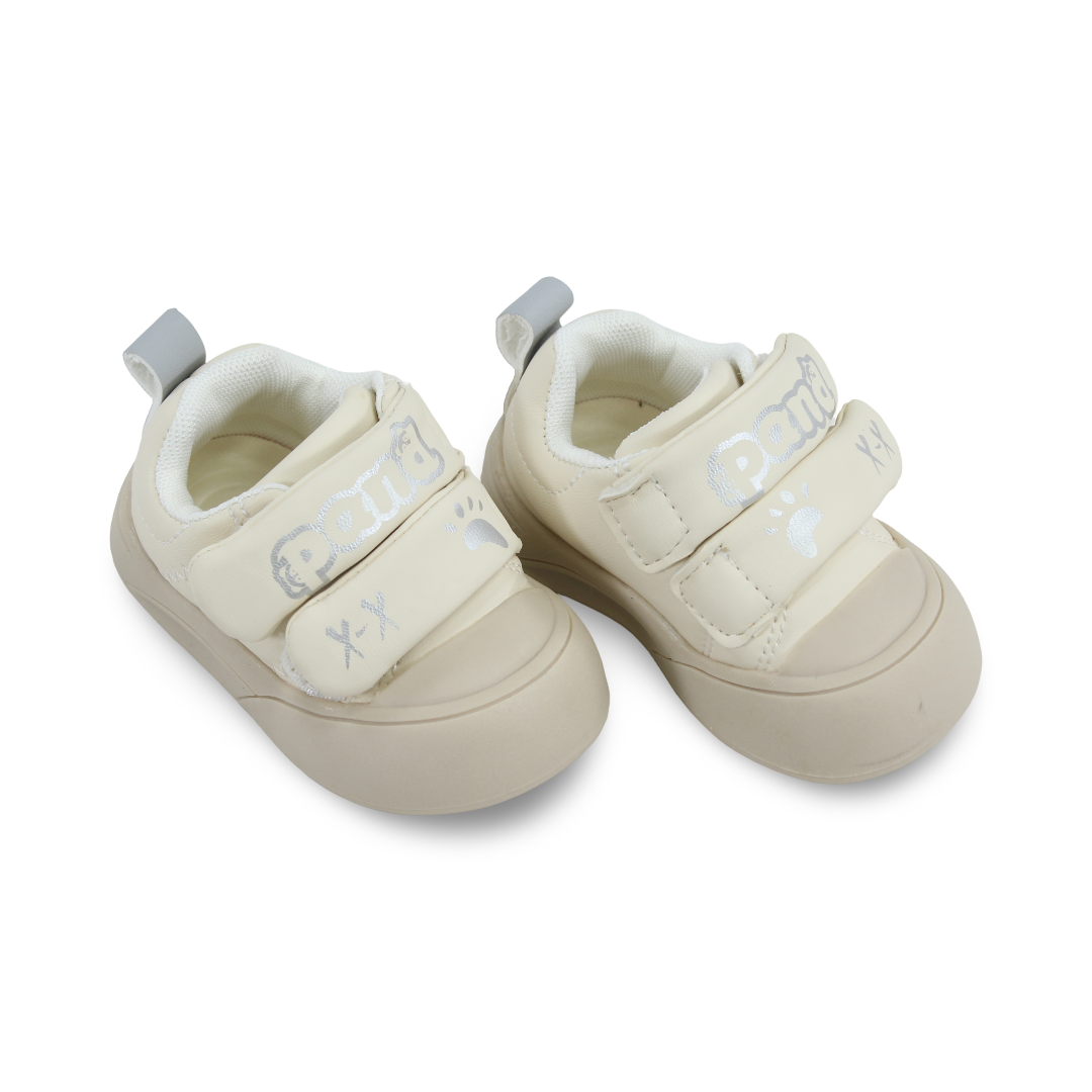 Baby Girls Leather Sneakers – Beige Panda - Clothing - Cherries