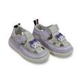 Baby Girls Leather Sandal – Purple with Kuromi Design
