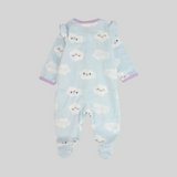 Unicorn On The Clouds Long-Sleeved Baby Footie