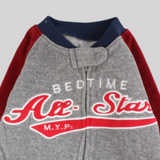 All Star Long-Sleeved Baby Footie