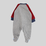 All Star Long-Sleeved Baby Footie