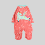 Flying Unicorn Long-Sleeved Baby Footie