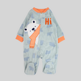 Cold Bear Long-Sleeved Baby Footie