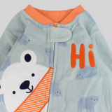 Cold Bear Long-Sleeved Baby Footie