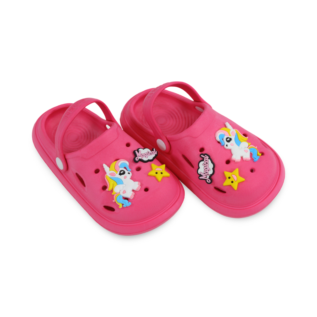 Girls Rubber Crocs – Magical Unicorn Design