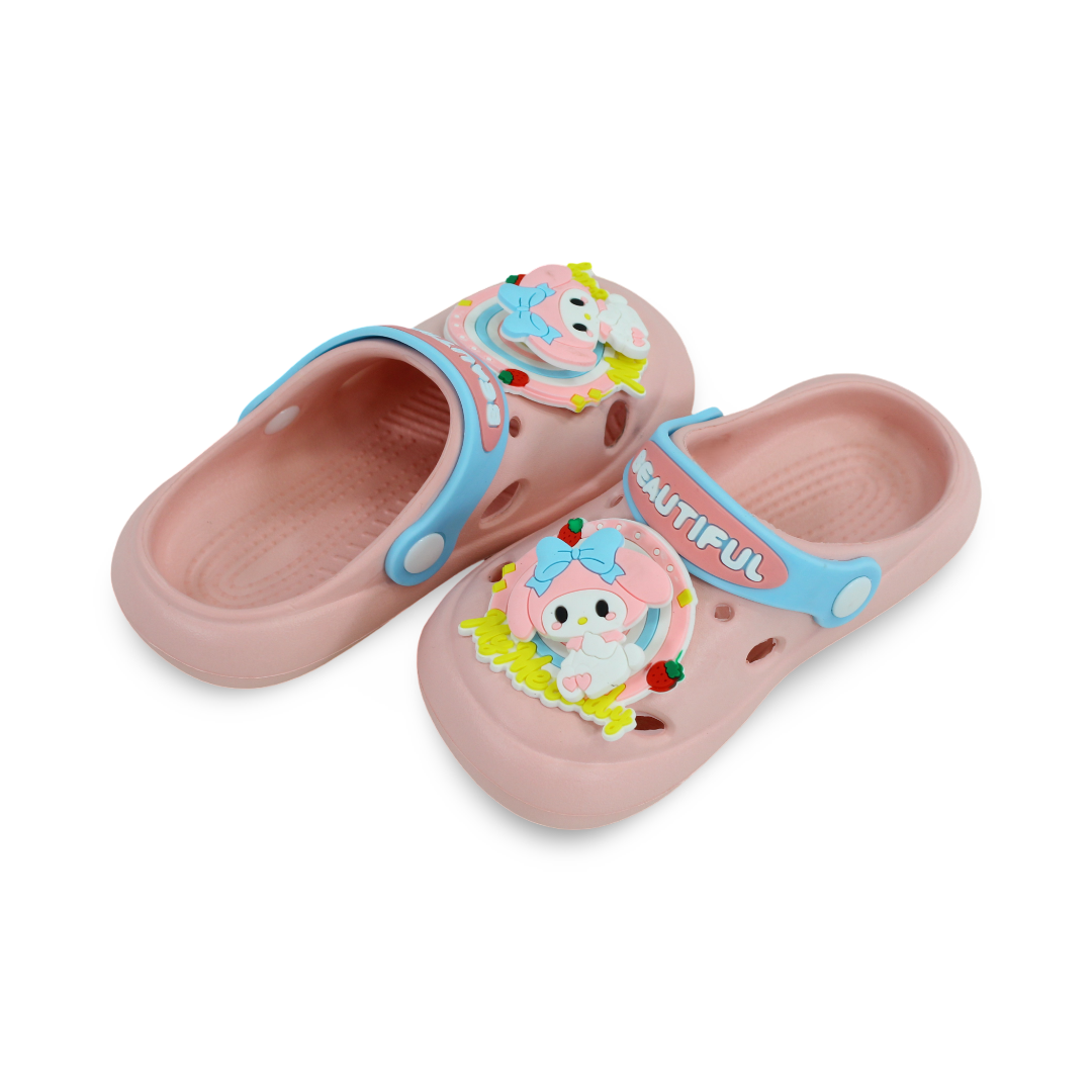 Girls Rubber Crocs – Melody Design