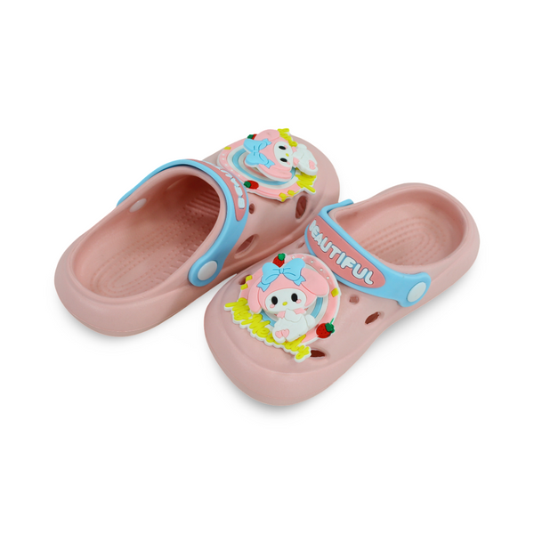 Girls Rubber Crocs – Melody Design