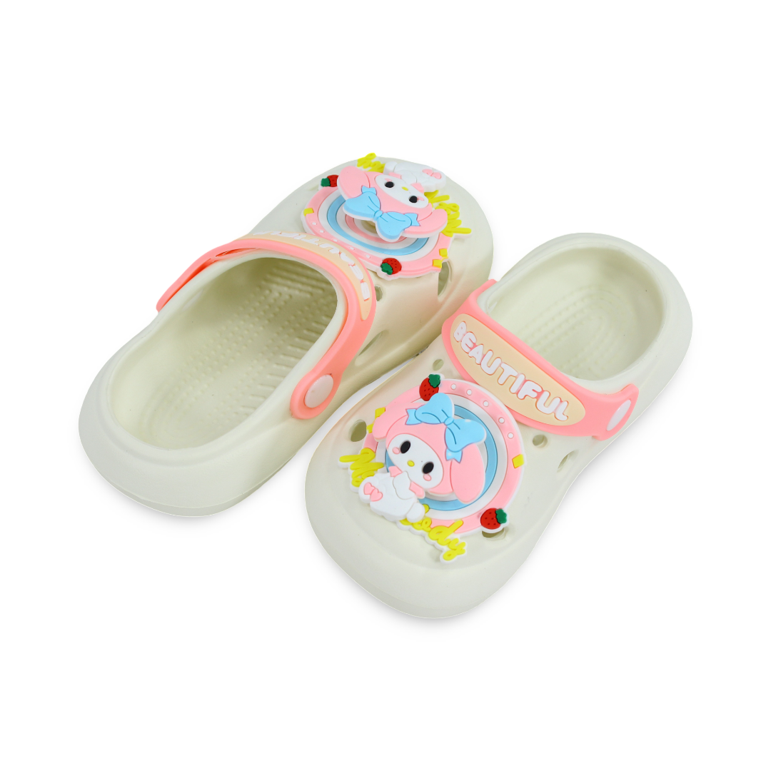 Girls Rubber Crocs – Melody Design
