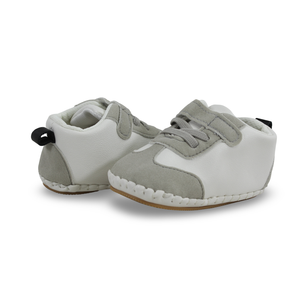 Unisex Baby Leather Shoes – Grey