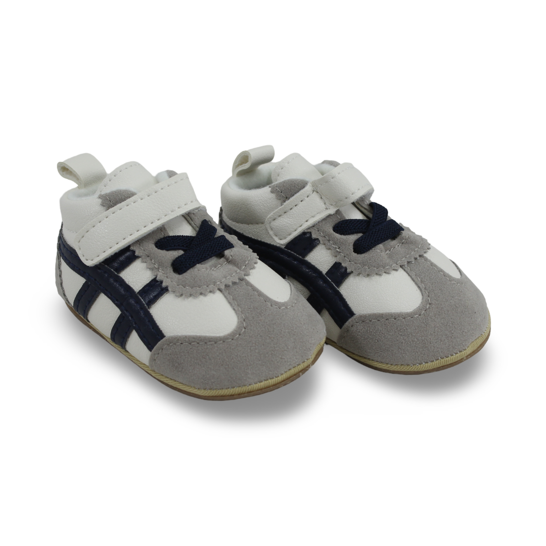 Unisex Baby Leather Shoes – Grey - Clothing - Cherries