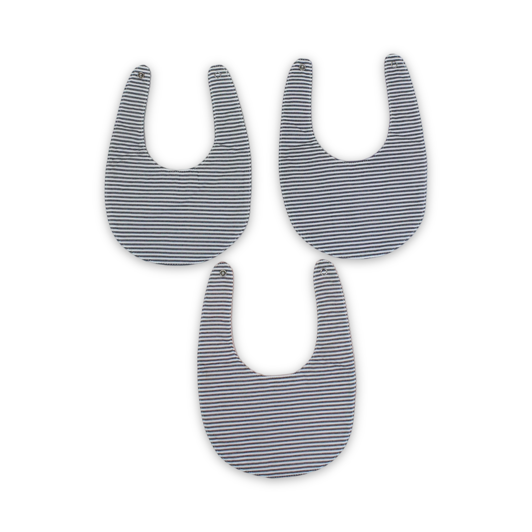 Cotton Baby Bib with "Extra Sweet" Print – (Pack Of 3)