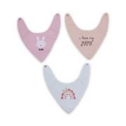 Cotton Baby Bib with "Hello" Print – (Pack Of 3)