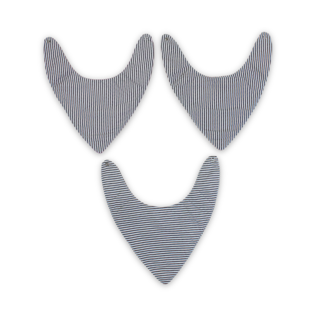 Cotton Baby Bib with "Hello" Print – (Pack Of 3)