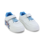 Boys Leather Sneakers – Stitch Print