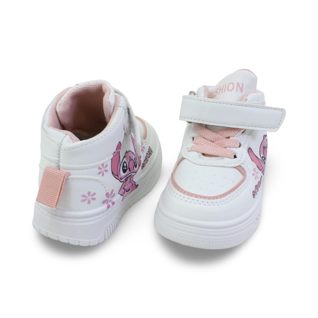 Unisex Baby Leather Half Boot – Stitch Print