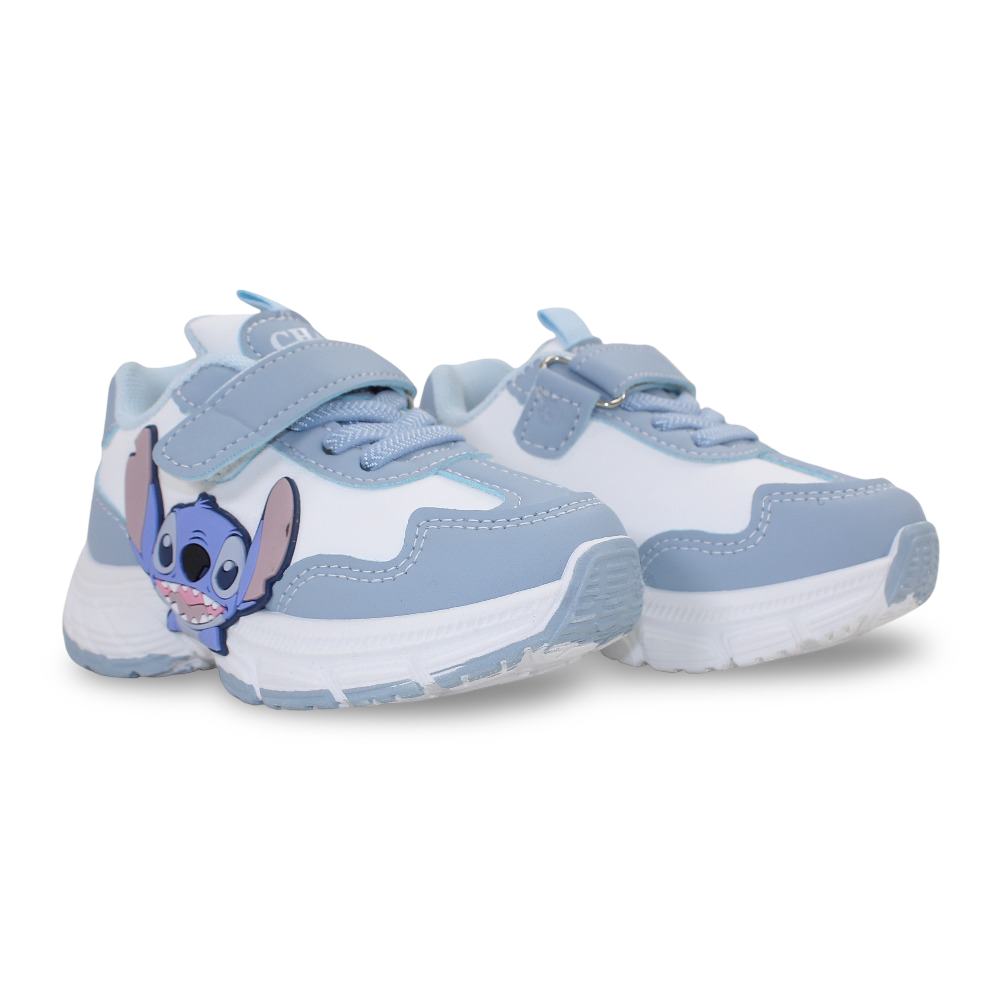 Baby Girls Leather Sneakers – Mint with Stitch Design - Clothing - Cherries