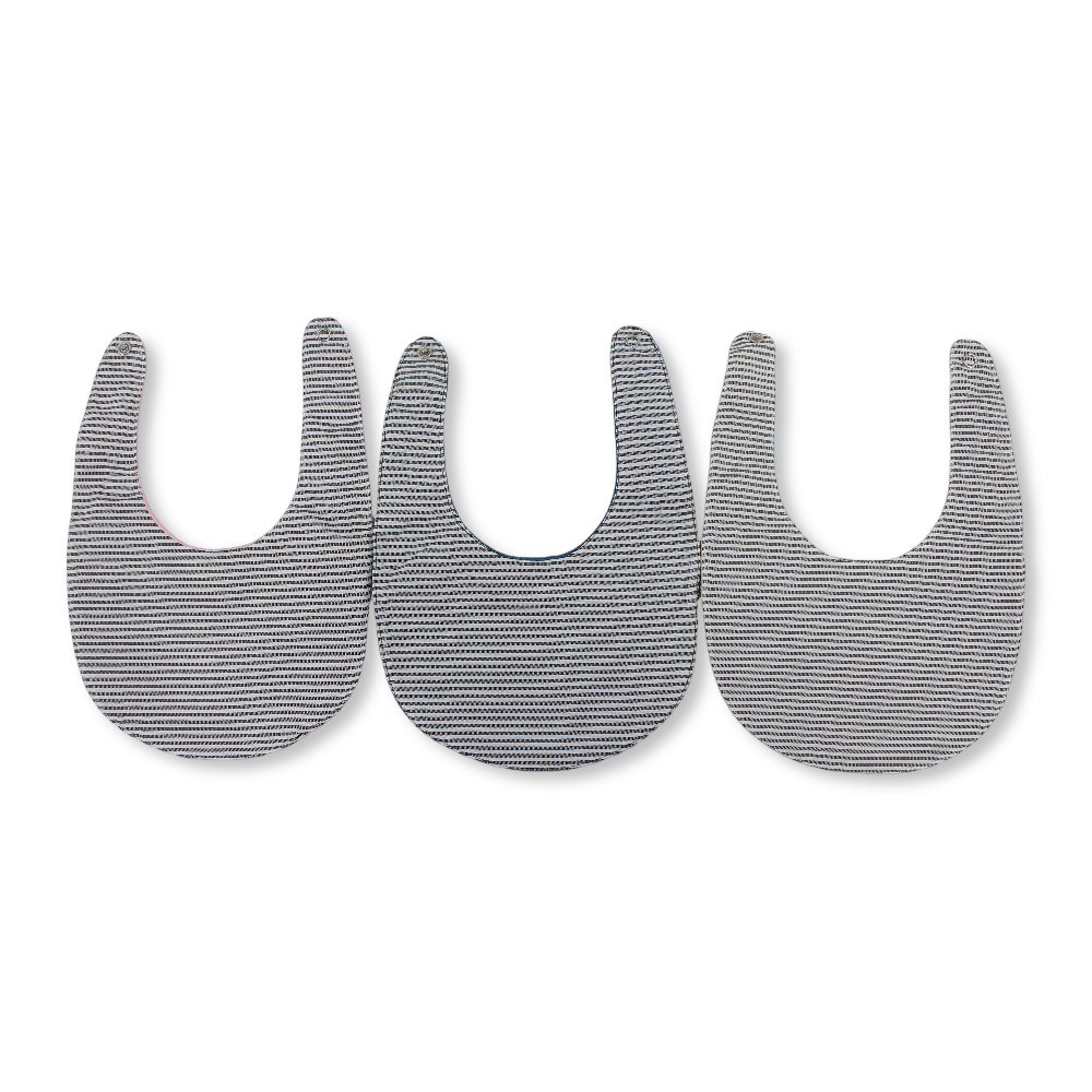 Cotton Baby Bib with Cute Design - (Pack Of 3)