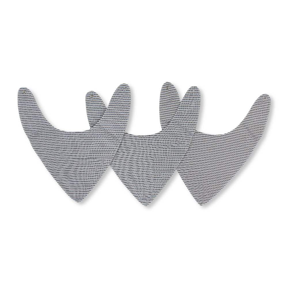 Cotton Baby Bib with Cute Design - (Pack Of 3)