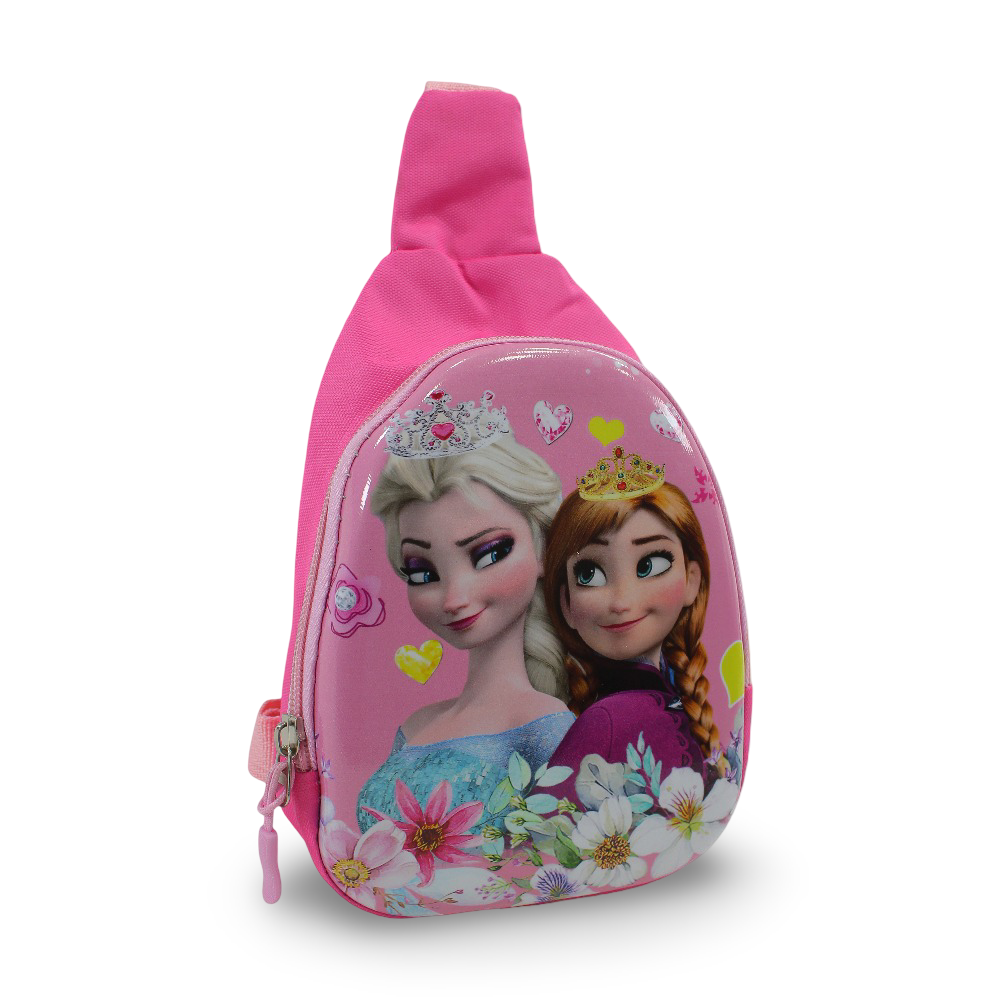 Cross Bag – Pink with Frozen Print - School - Cherries