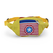 Cross Bag – Yellow with Captain America Print