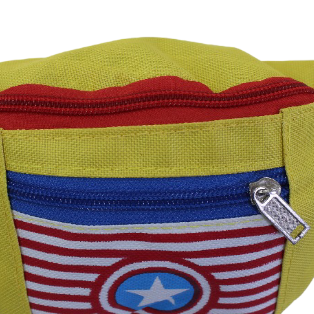 Cross Bag – Yellow with Captain America Print