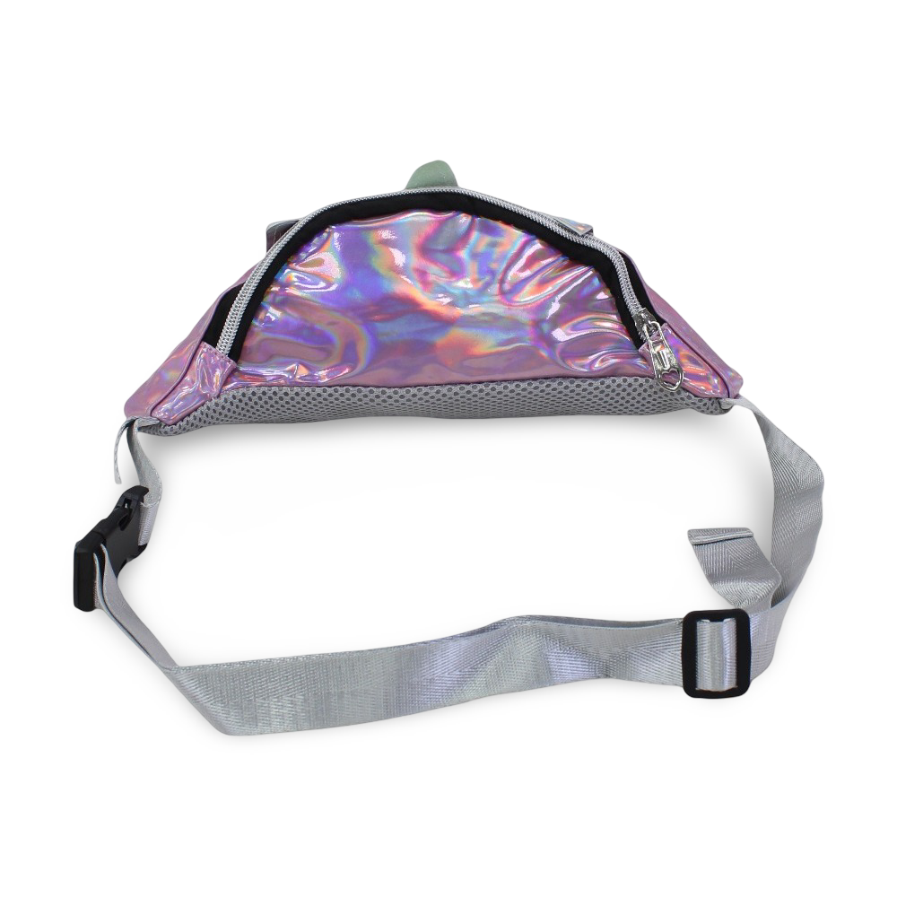 Waist Bag – Shiny Pink with Unicorn Design