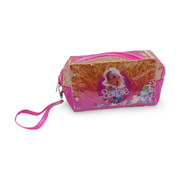 Make-Up Bag – Fuchsia with Barbie Print
