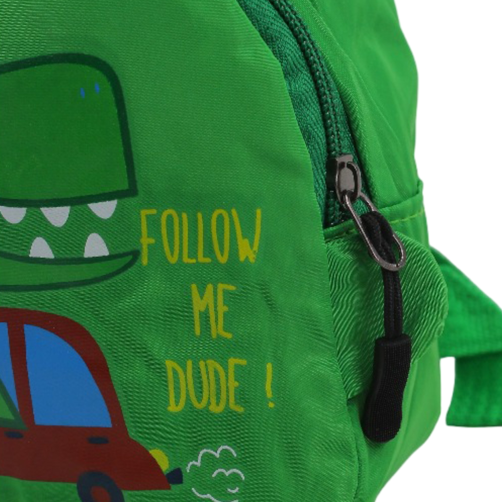 Cross Bag – Green with Dino Print