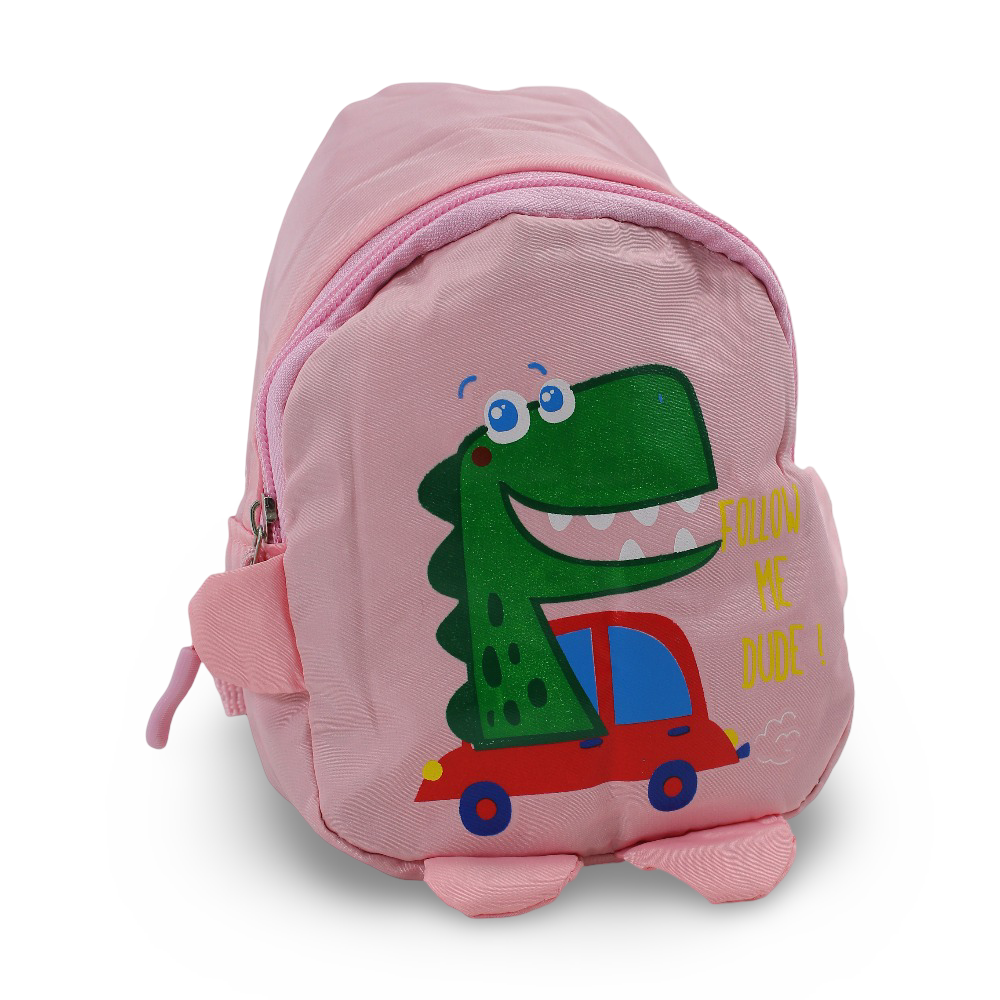 Cross Bag – Pink with Dino Print - School - Cherries