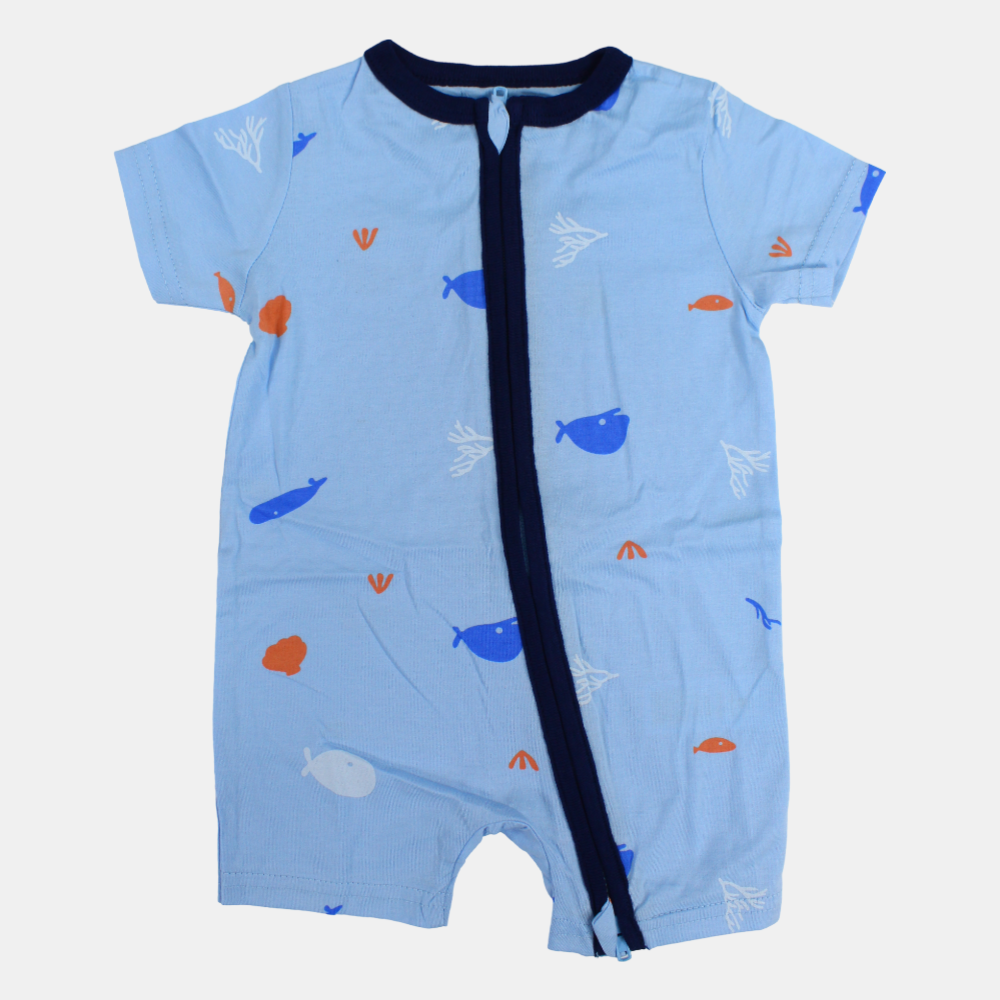 Baby Boys Cotton Romper – Soft & Comfortable