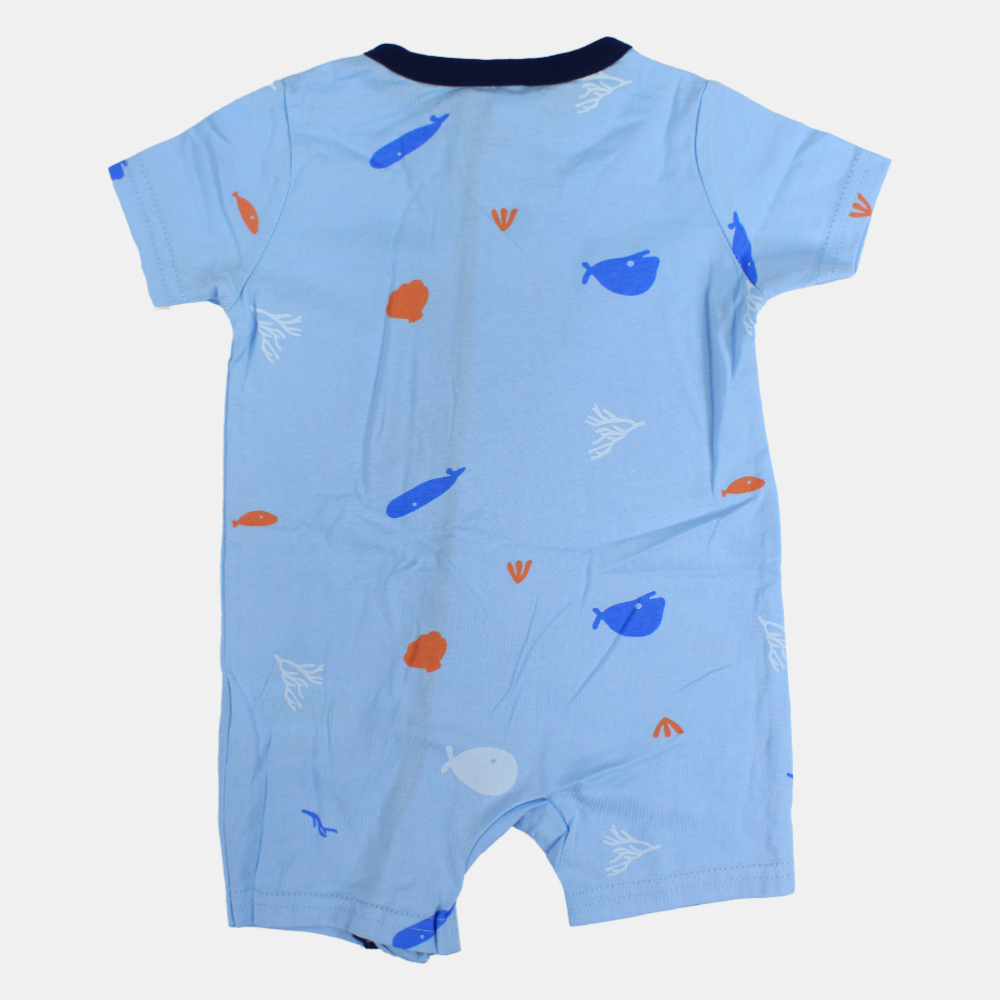 Baby Boys Cotton Romper – Soft & Comfortable