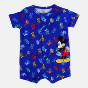Baby Boys Cotton Romper – Mickey Mouse Design