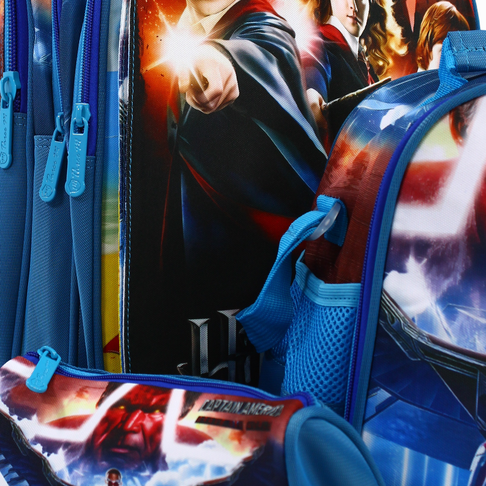 Captain America School Set 3 Faces in 1 – 19 Inches