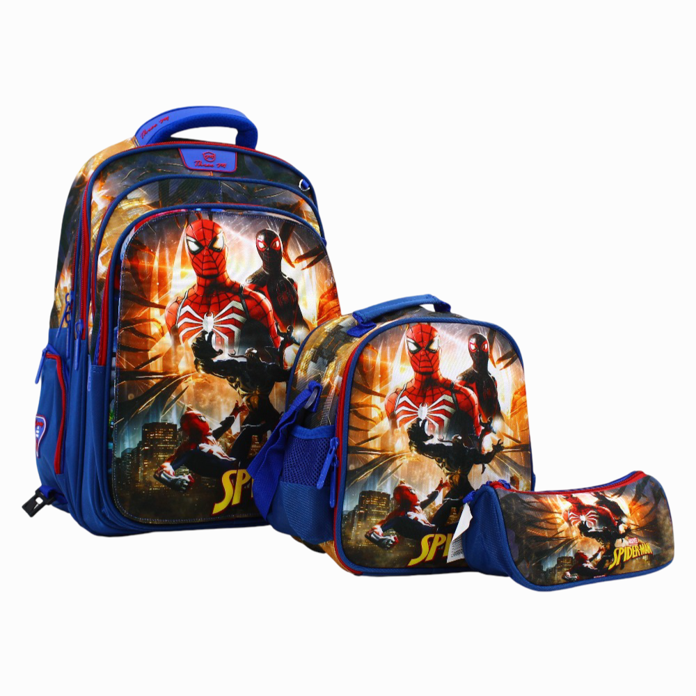 Spiderman School Set 3 Faces in 1 – 19 Inches