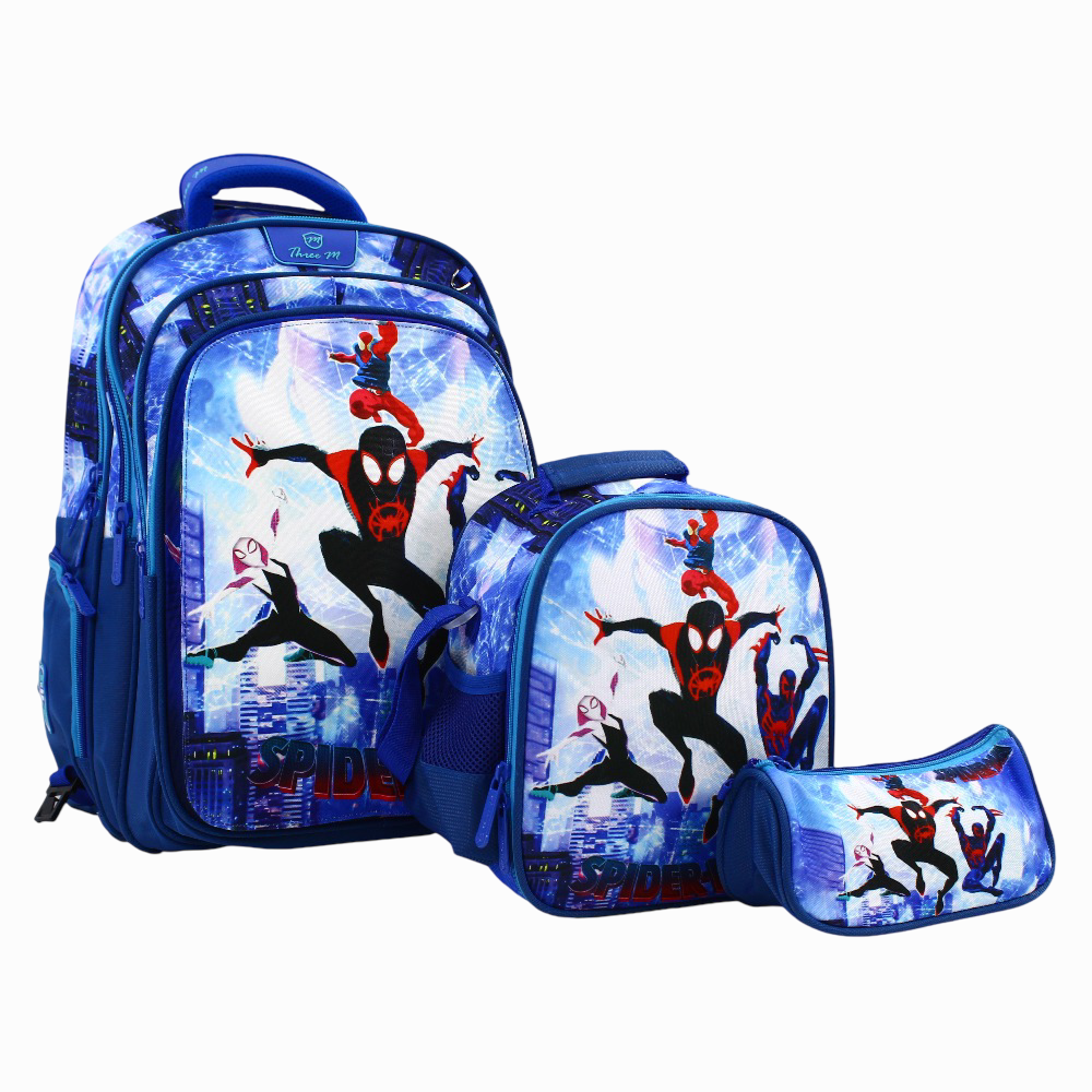 Spiderman School Set 3 Faces in 1 – 19 Inches