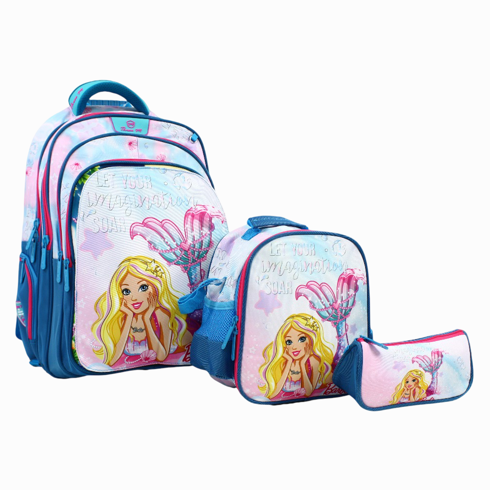 Barbie School Set 3 Faces in 1 – 19 Inches