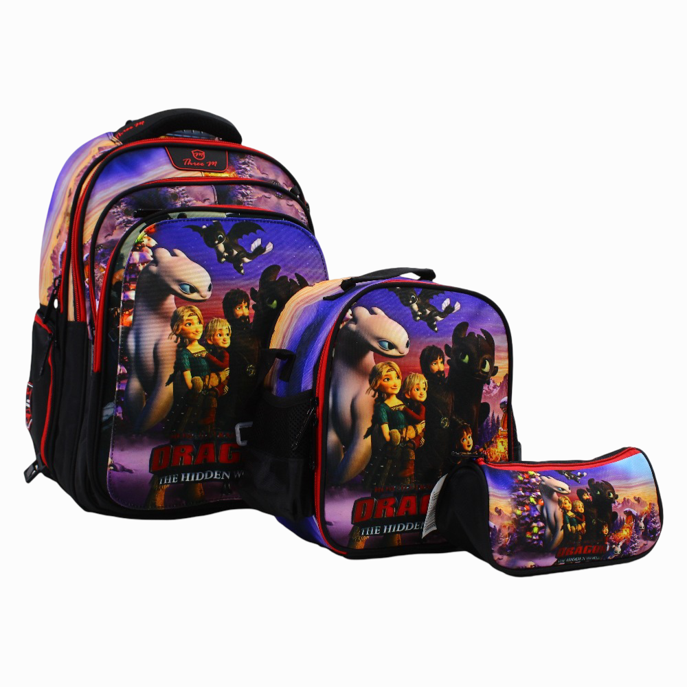 How to Train Your Dragon School Set 3 Faces in 1 – 17 Inches