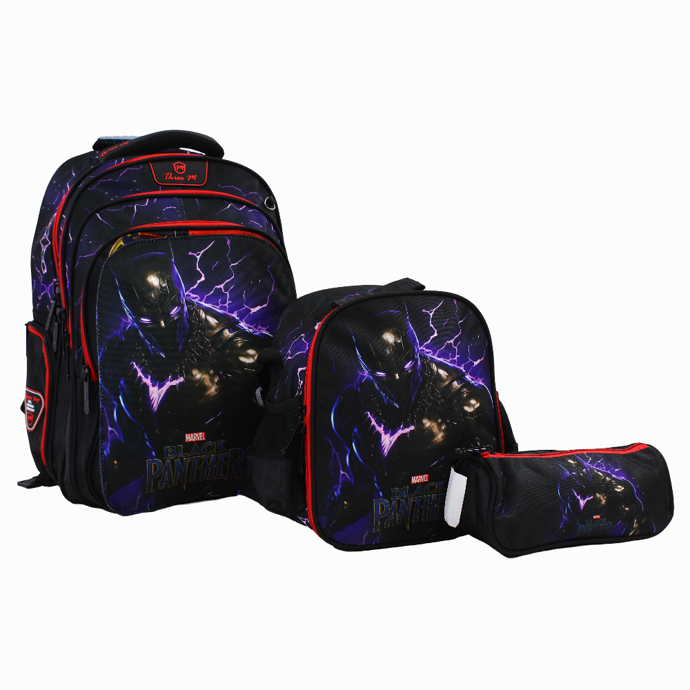 Black Panther School  Set 3 Faces in 1 – 17 Inches