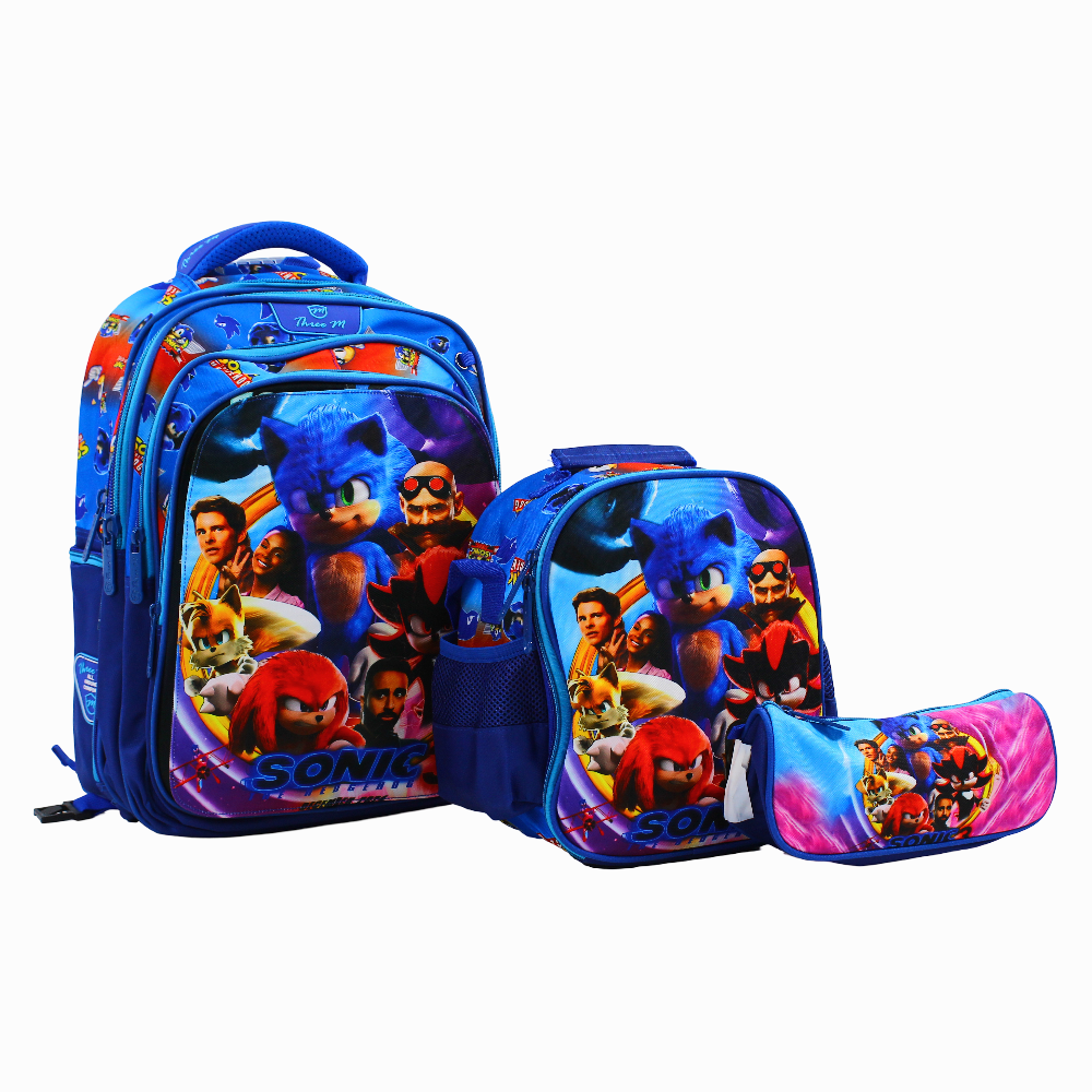 Sonic the Hedgehog School  Set 3 Faces in 1 – 17 Inches