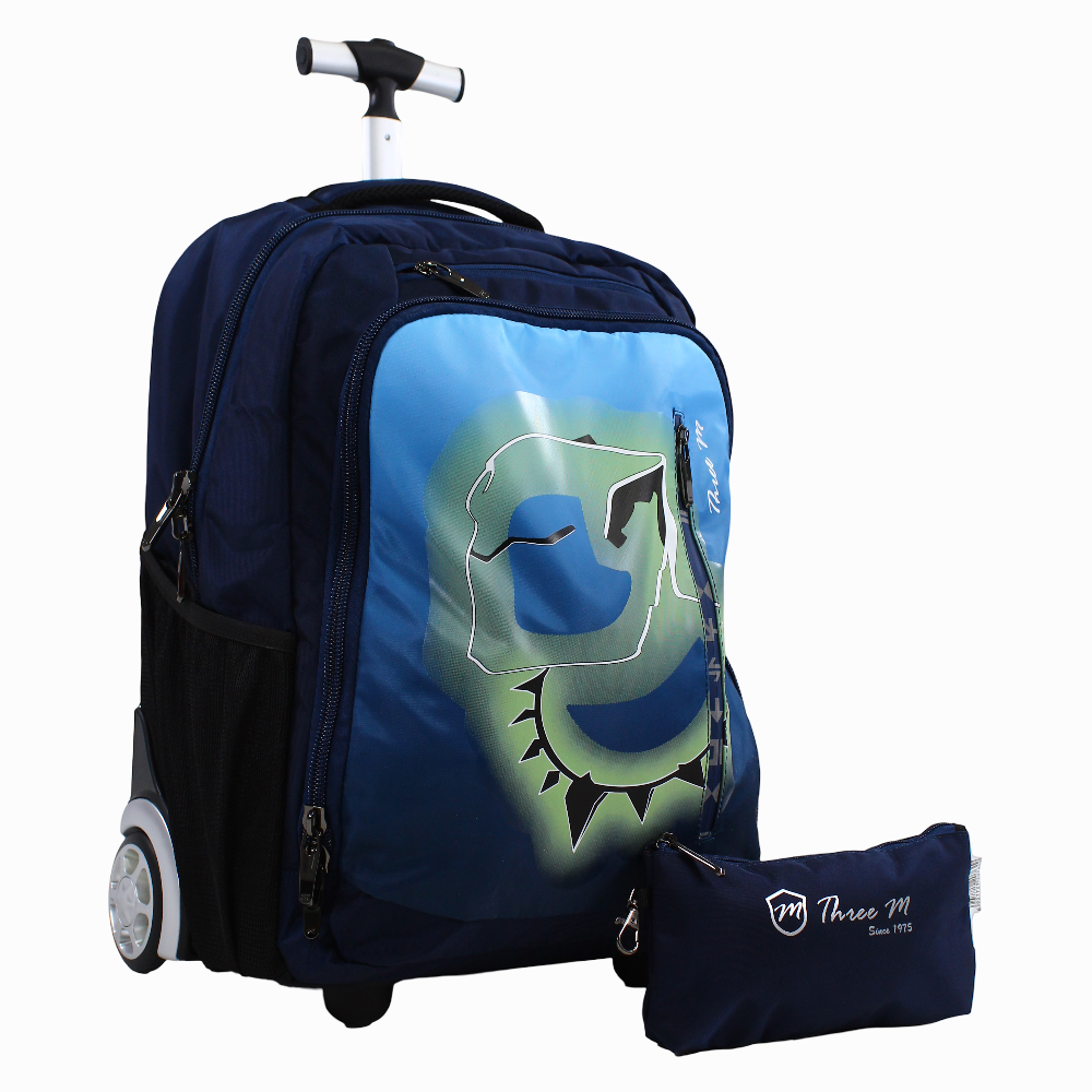 Navish School Set – 20 Inches (Trolley Bag + Pencil case)