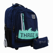 Navy School Set – 20 Inches (Trolley Bag + Pencil case)