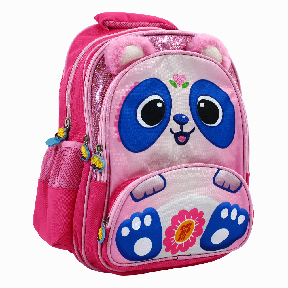 Fuchsia Panda Backpack - Preschool & KG Kids