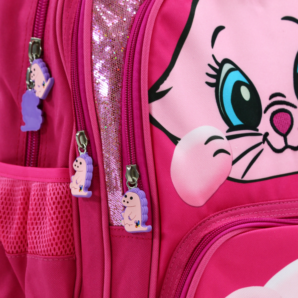 Fuchsia Marie Kitten  Backpack - Preschool & KG Kids