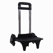 Foldable School Trolley Cart – (18.5–20 Inches) & Black