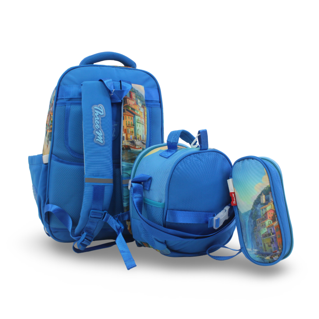 3M School Set 16 Inches – Backpack, Lunch Bag & Pencil Case