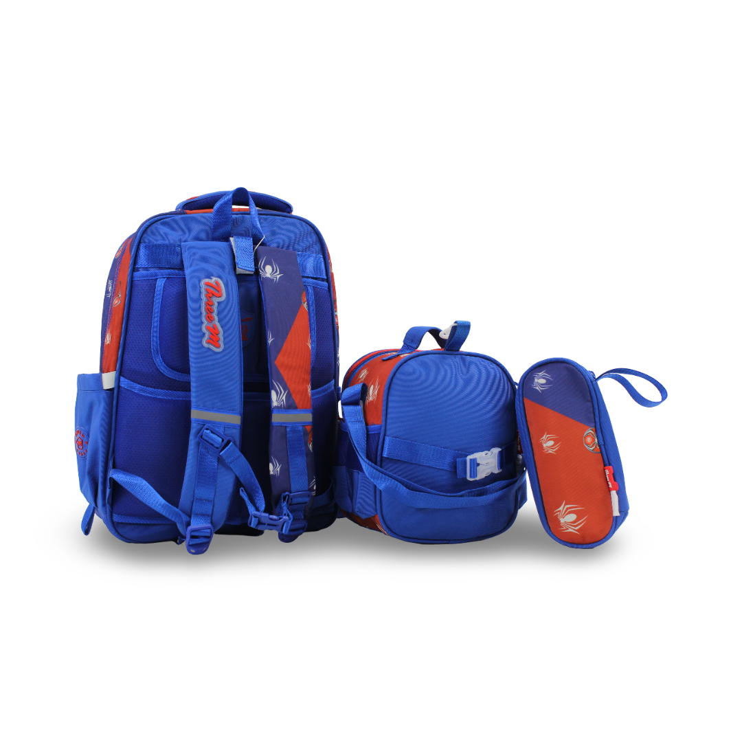 3M Spider-Man School Set 16 Inches – Red & Blue with Backpack, Lunch Bag & Pencil Case