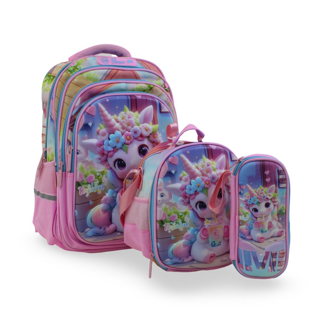 3M School Set 16 Inches – Backpack, Lunch Bag & Pencil Case