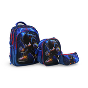3M Sonic School Set 18 Inches – Blue & Red with Backpack, Lunch Bag & Pencil Case