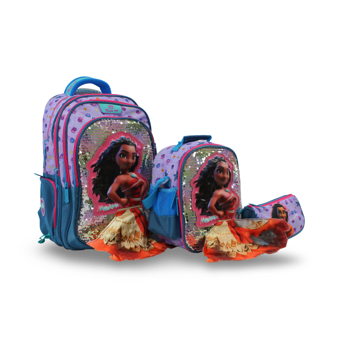 3M Moana School Set (Backpack + Pencil Case + Lunch Bag) – 18 Inches