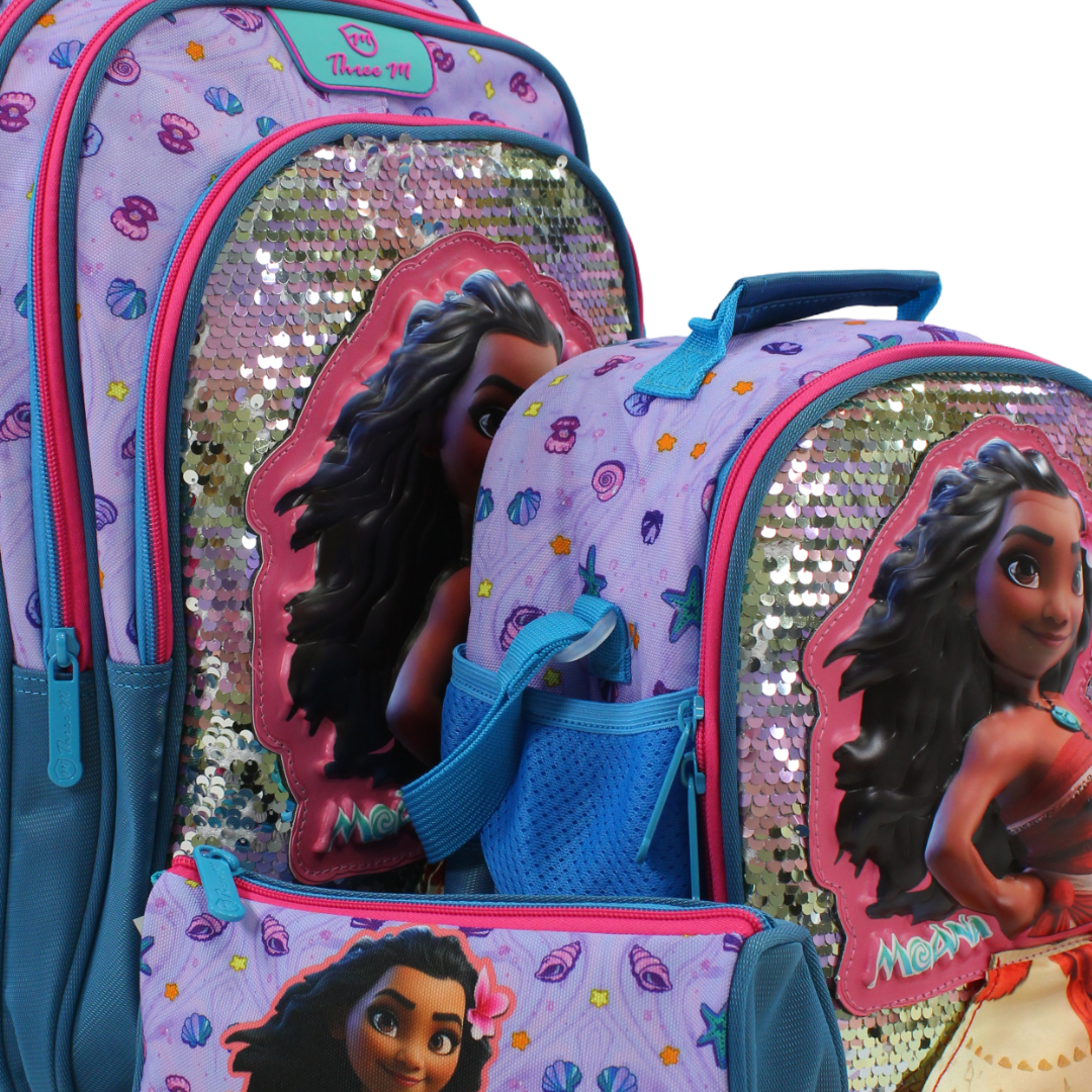 3M Moana School Set (Backpack + Pencil Case + Lunch Bag) – 18 Inches